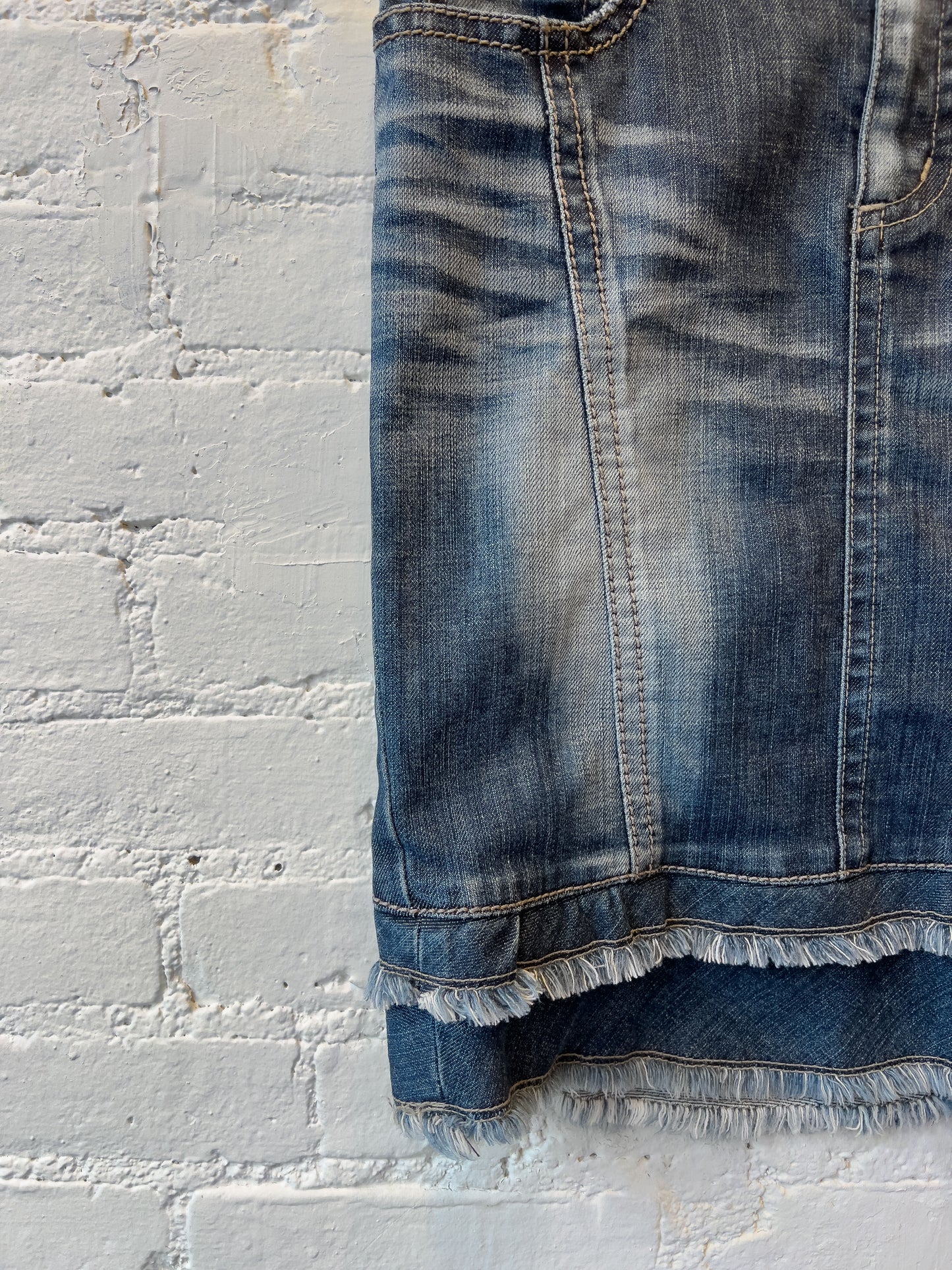 burberry denim skirt