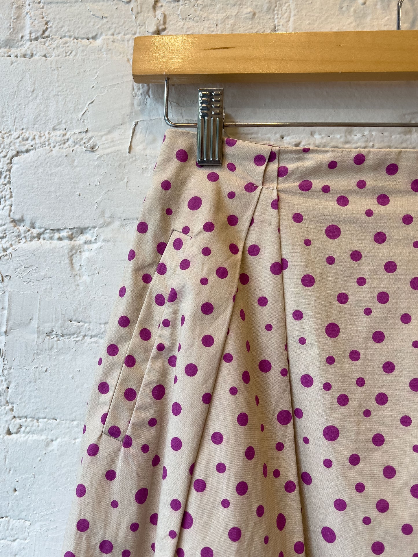 maurizio pecoraro polka dot skirt