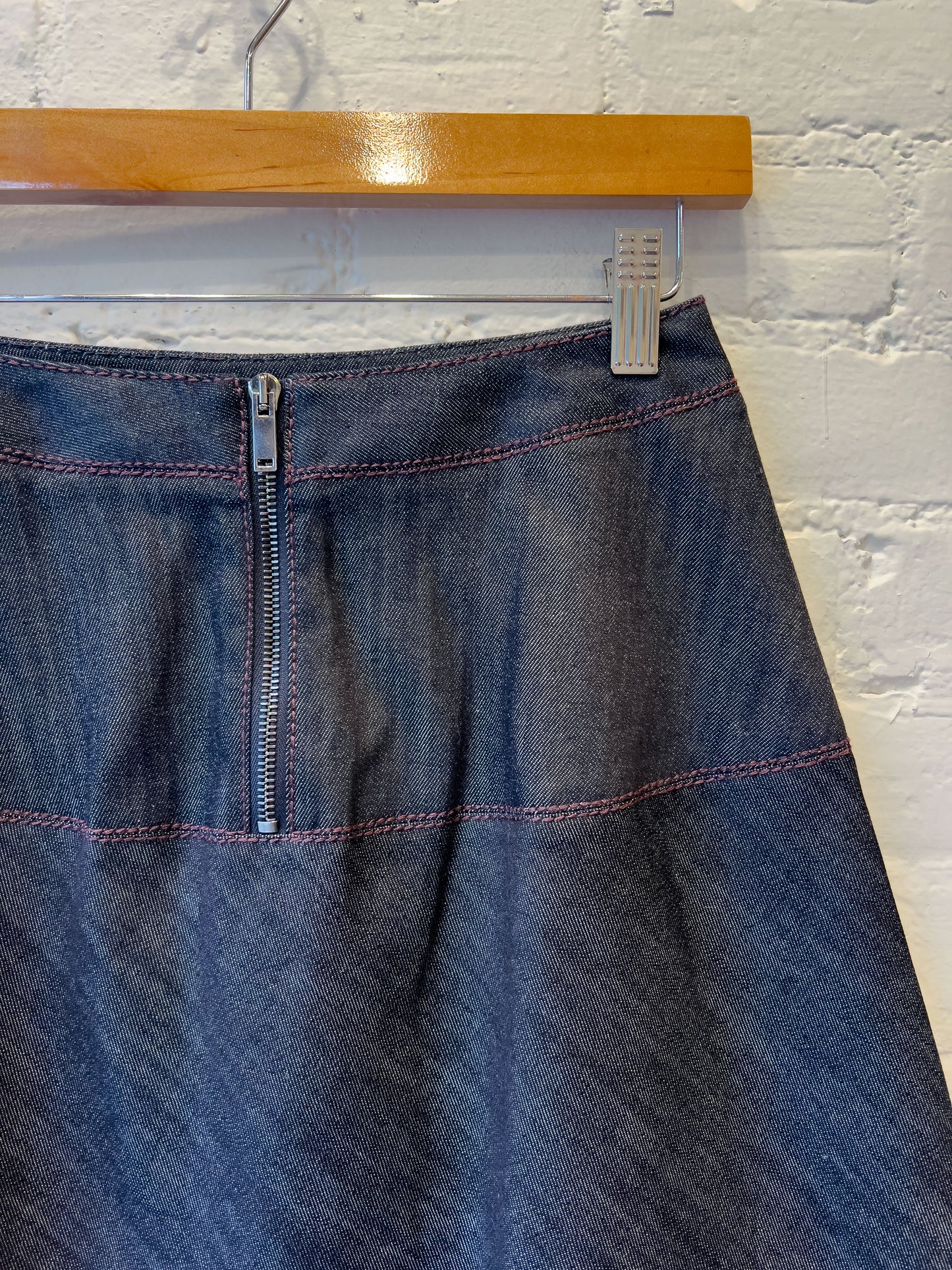 maurizio pecoraro denim skirt
