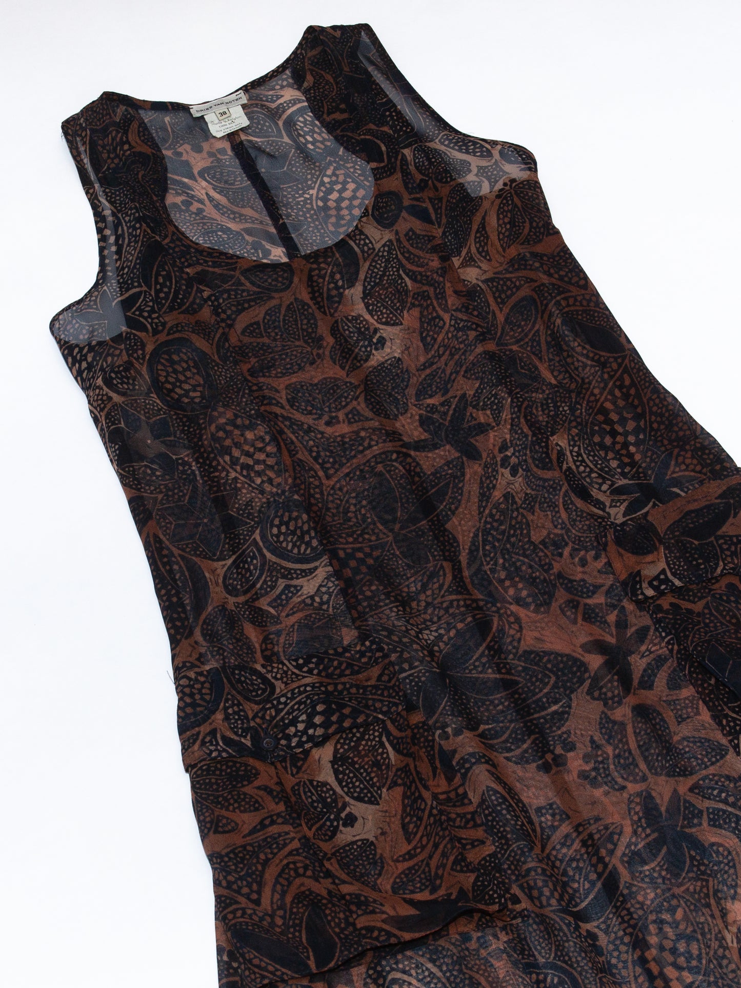 dries van noten maxi dress