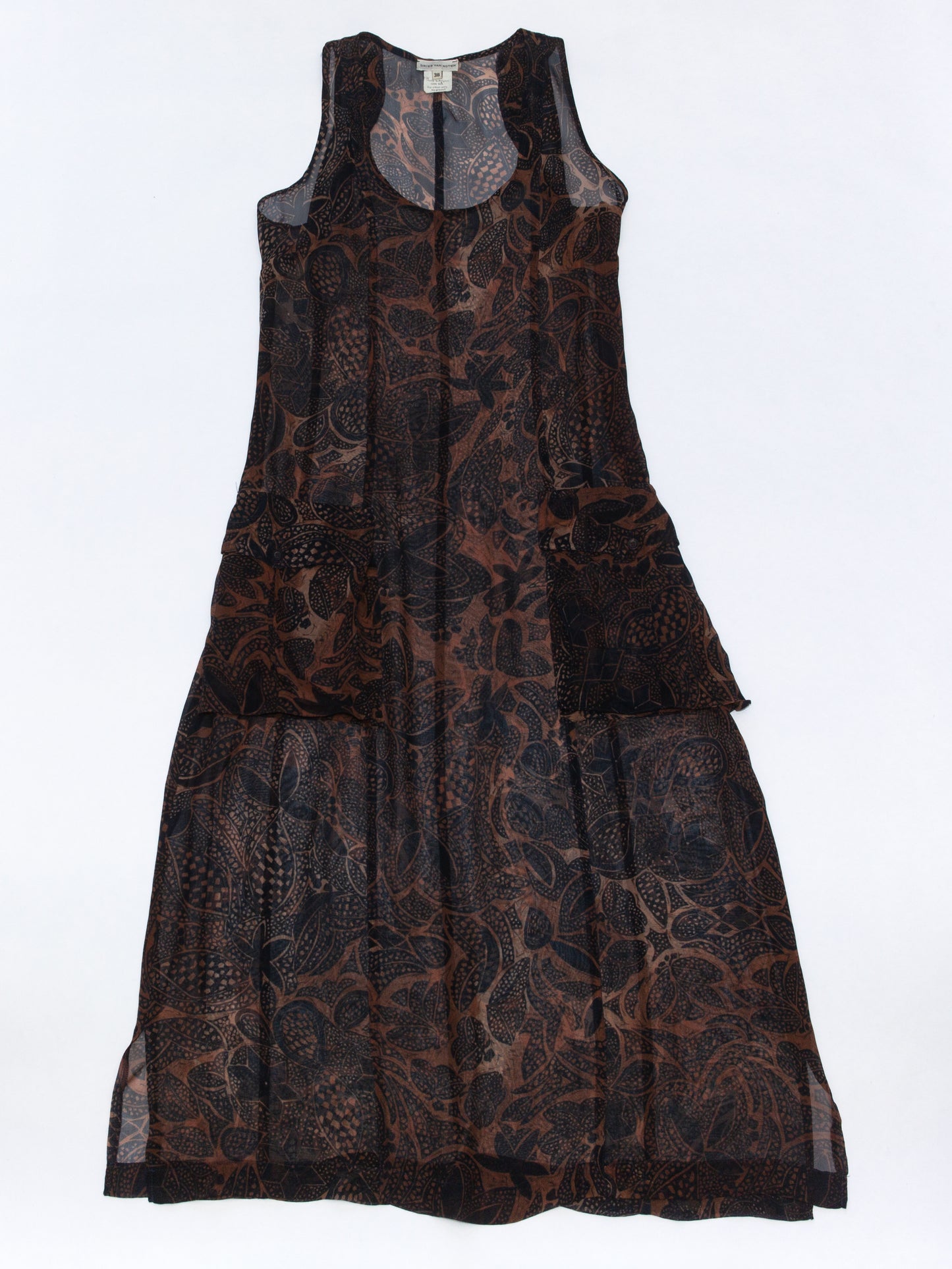dries van noten maxi dress