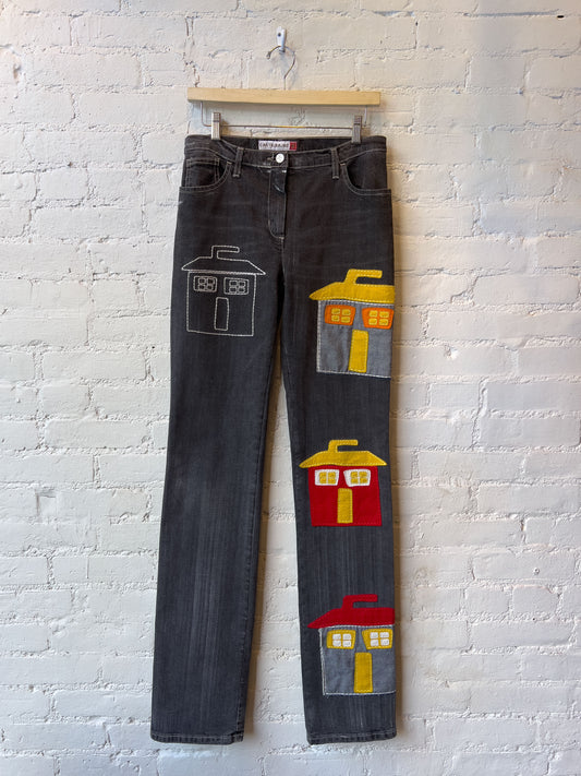 castelbajac "house" jeans