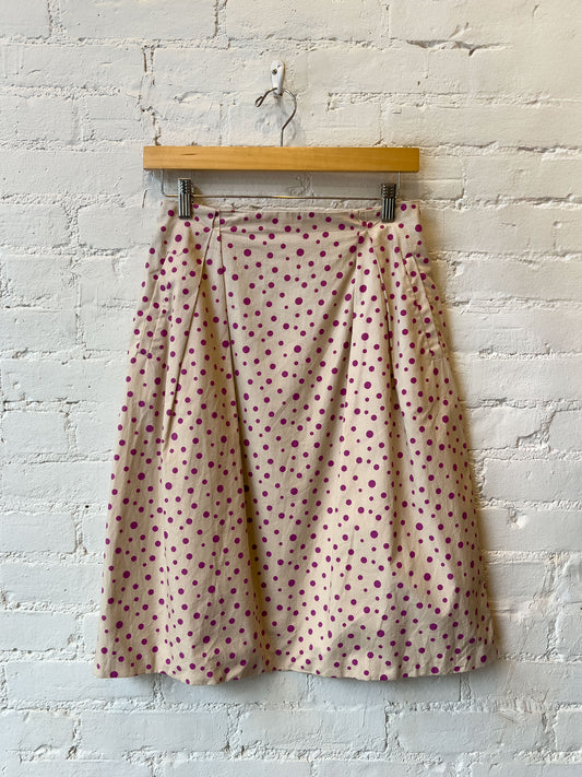 maurizio pecoraro polka dot skirt