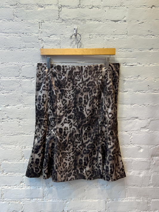 tuleh leopard print skirt