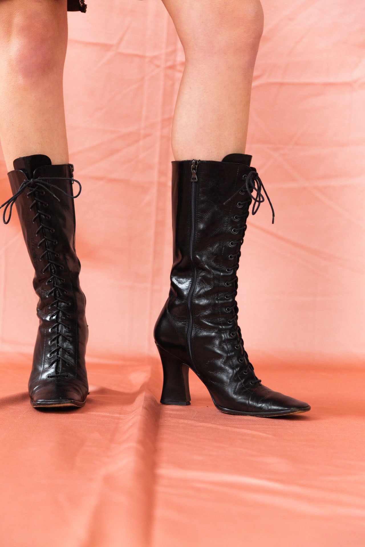 Lace up Prada Boots